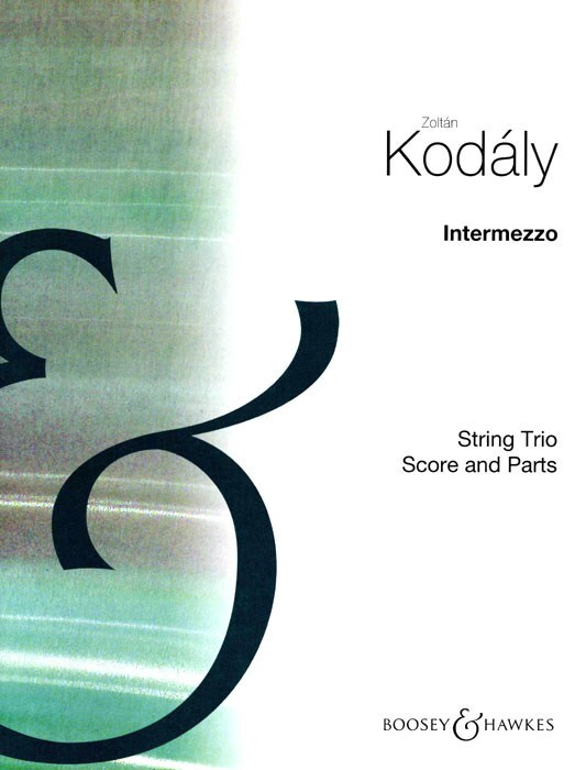 Cover: 9790060109355 | Intermezzo per Trio d'Archi | Zoltan Kodaly | Partitur + Stimmen