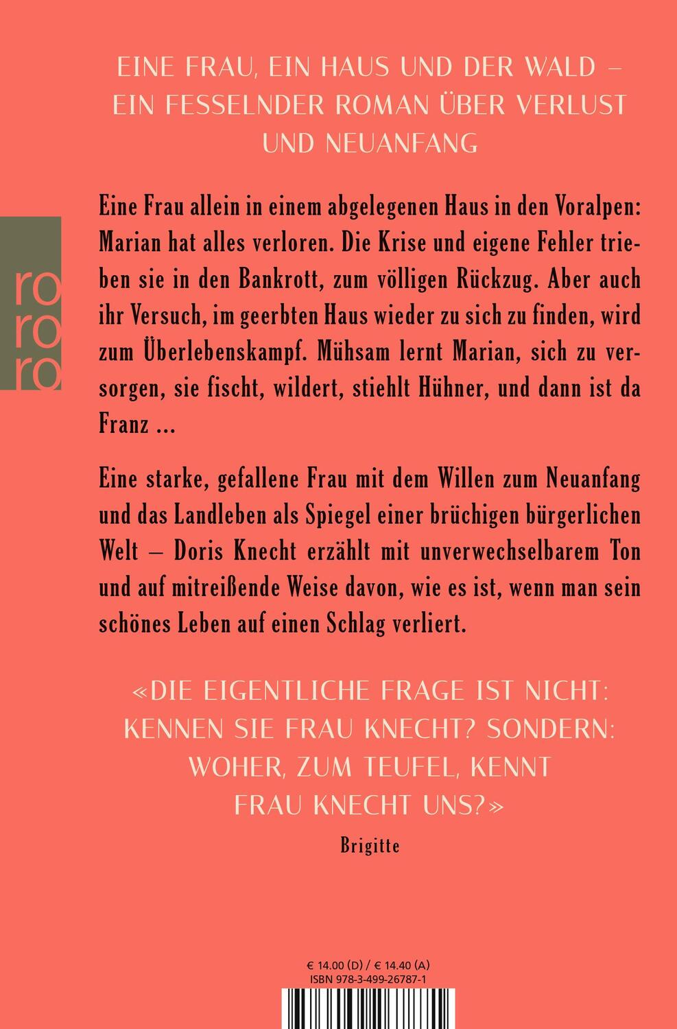 Rückseite: 9783499267871 | Wald | Doris Knecht | Taschenbuch | 272 S. | Deutsch | 2016