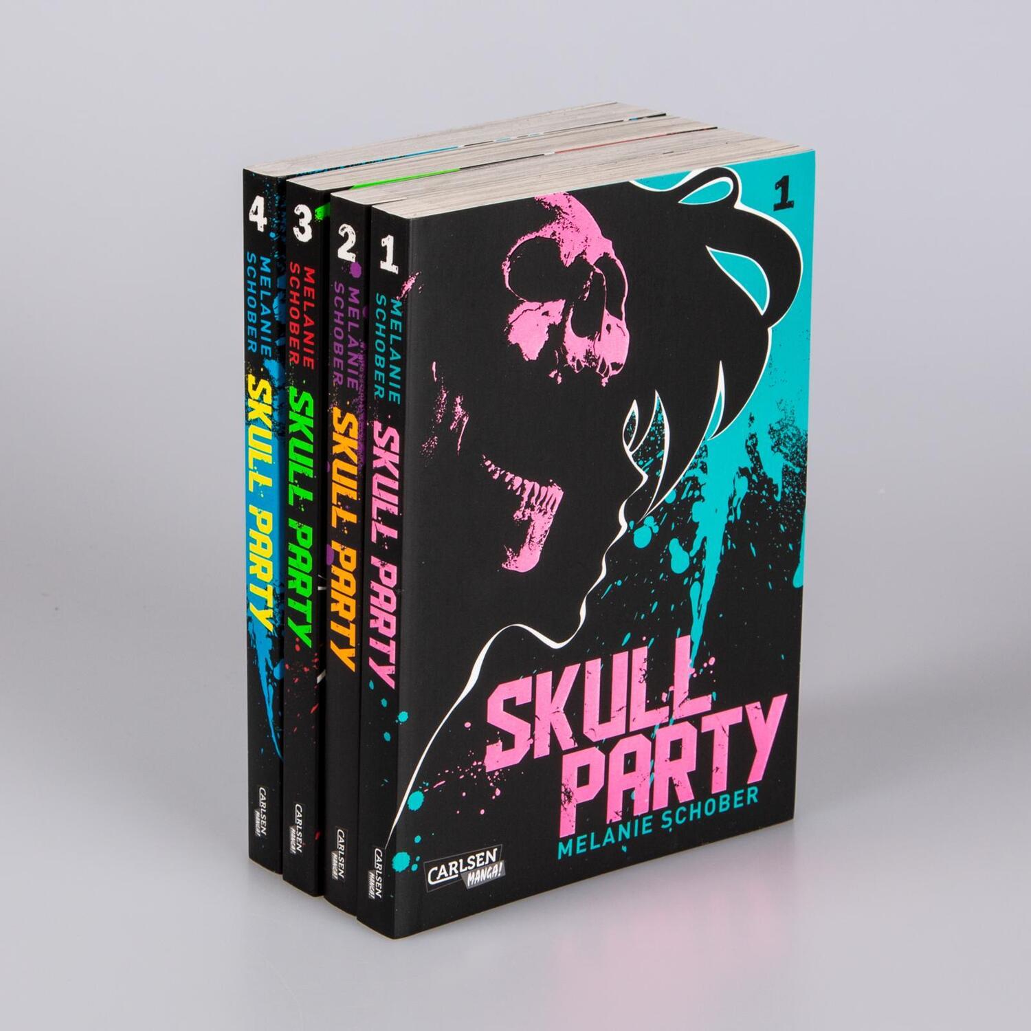 Bild: 9783551021182 | Skull Party Komplettpack 1-4 | Melanie Schober | Box | Skull Party