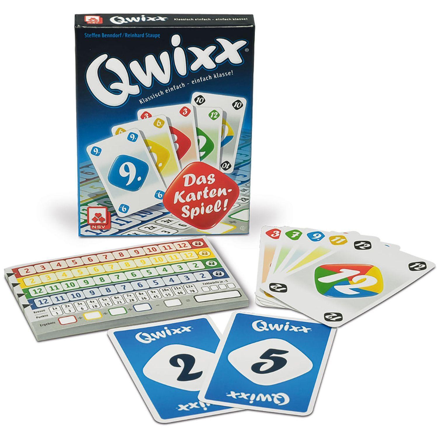 Bild: 4012426880308 | Qwixx Das Kartenspiel | Nürnberger Spielkarten Verlag | Spiel | 4027