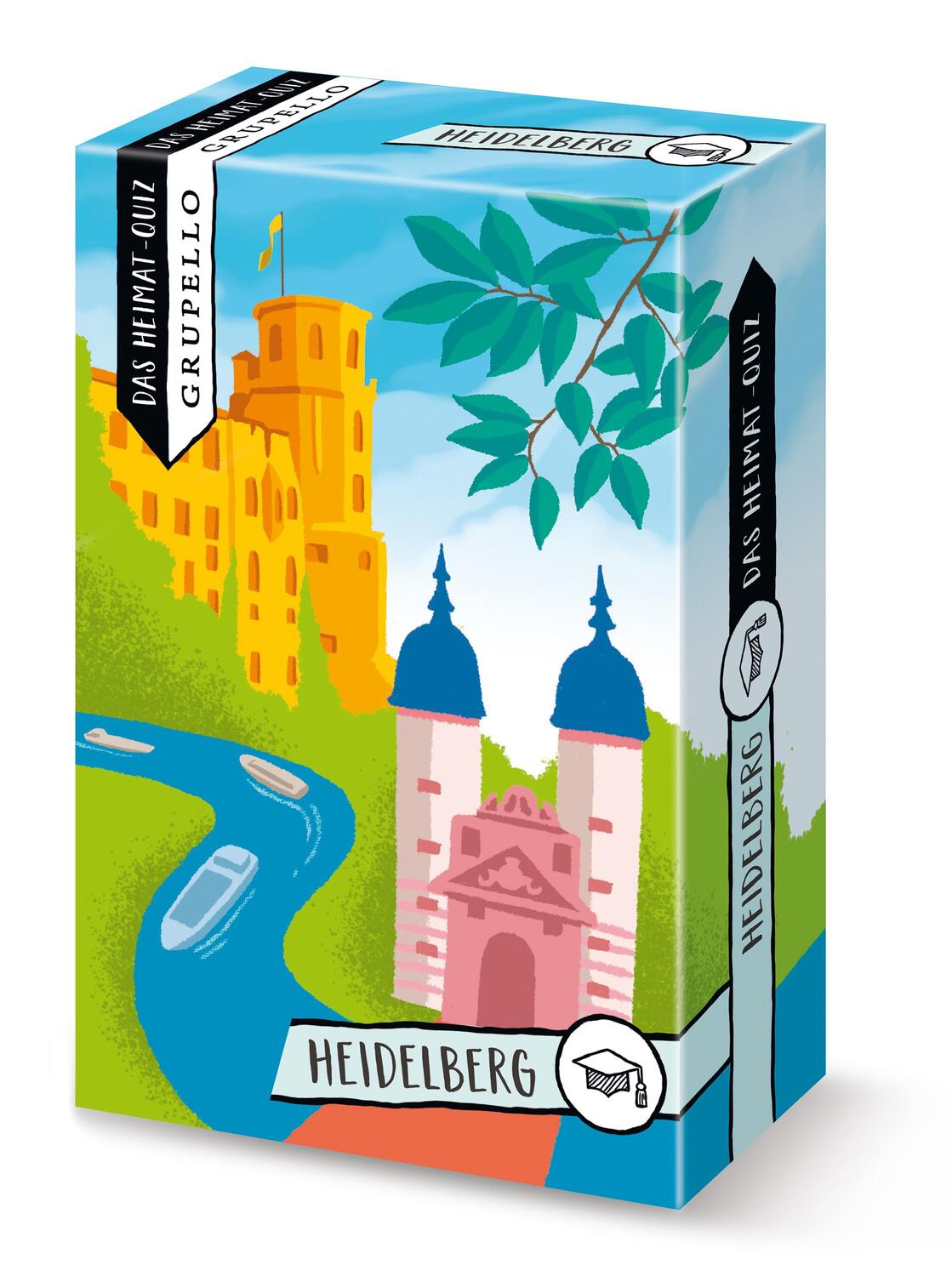 Cover: 9783899783858 | Heidelberg | Das Heimat-Quiz | Katja Edelmann | Box | Heimat-Quiz