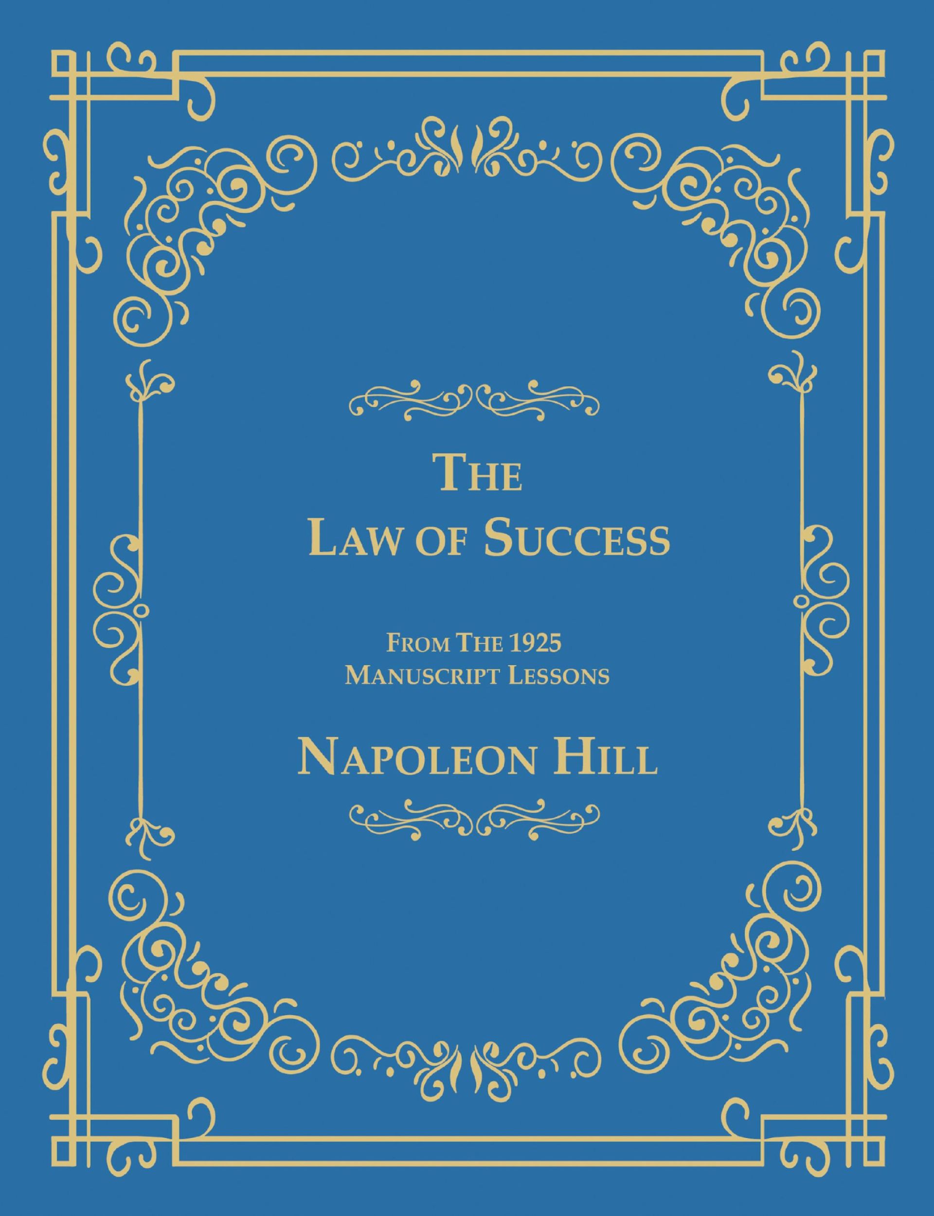 Cover: 9781684113286 | The Law of Success From The 1925 Manuscript Lessons | Napoleon Hill