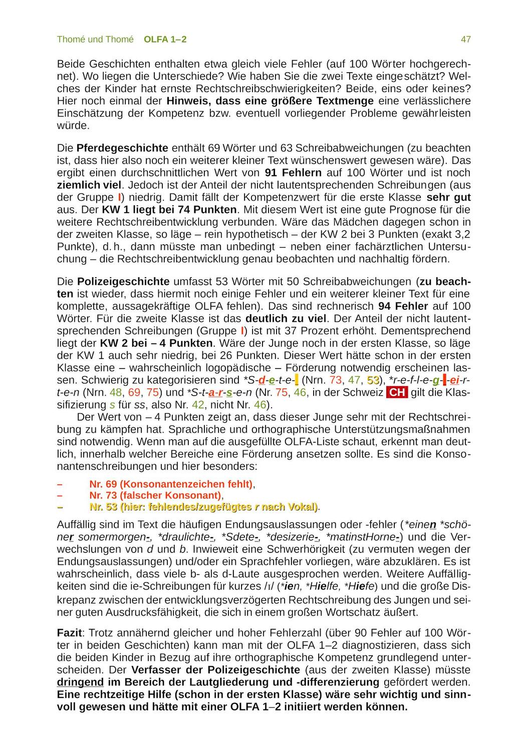 Bild: 9783942122047 | OLFA 1-2: Oldenburger Fehleranalyse für die Klassen 1 und 2 | Buch