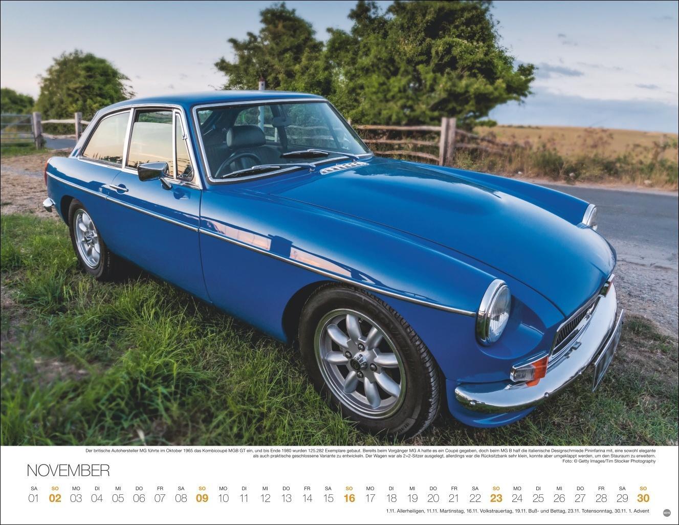 Bild: 9783756405169 | Legendäre Autos Posterkalender 2025 | Heye | Kalender | Spiralbindung