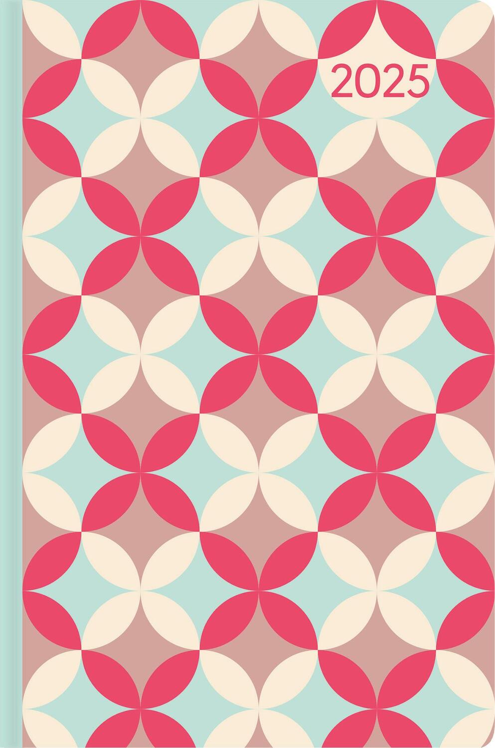 Cover: 4251732342524 | Ladytimer Mini Retro 2025 - Taschen-Kalender 8x11,5 cm - Muster -...