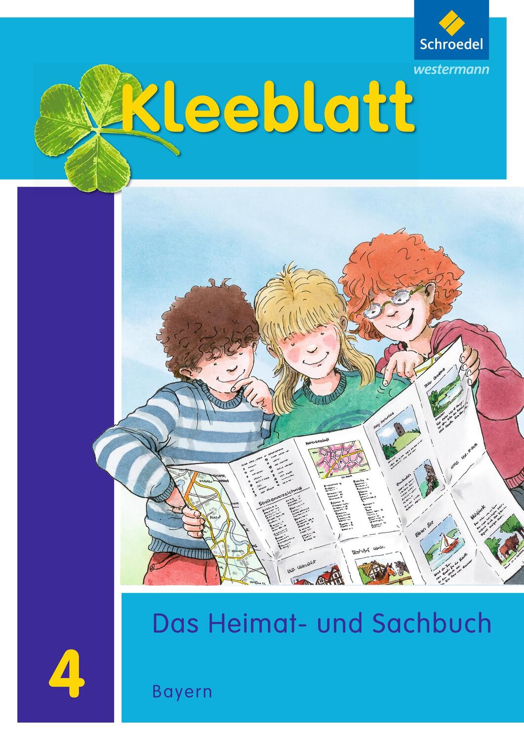 Cover: 9783507407596 | Kleeblatt. Das Heimat- und Sachbuch 4. Schülerband. Bayern | Buch
