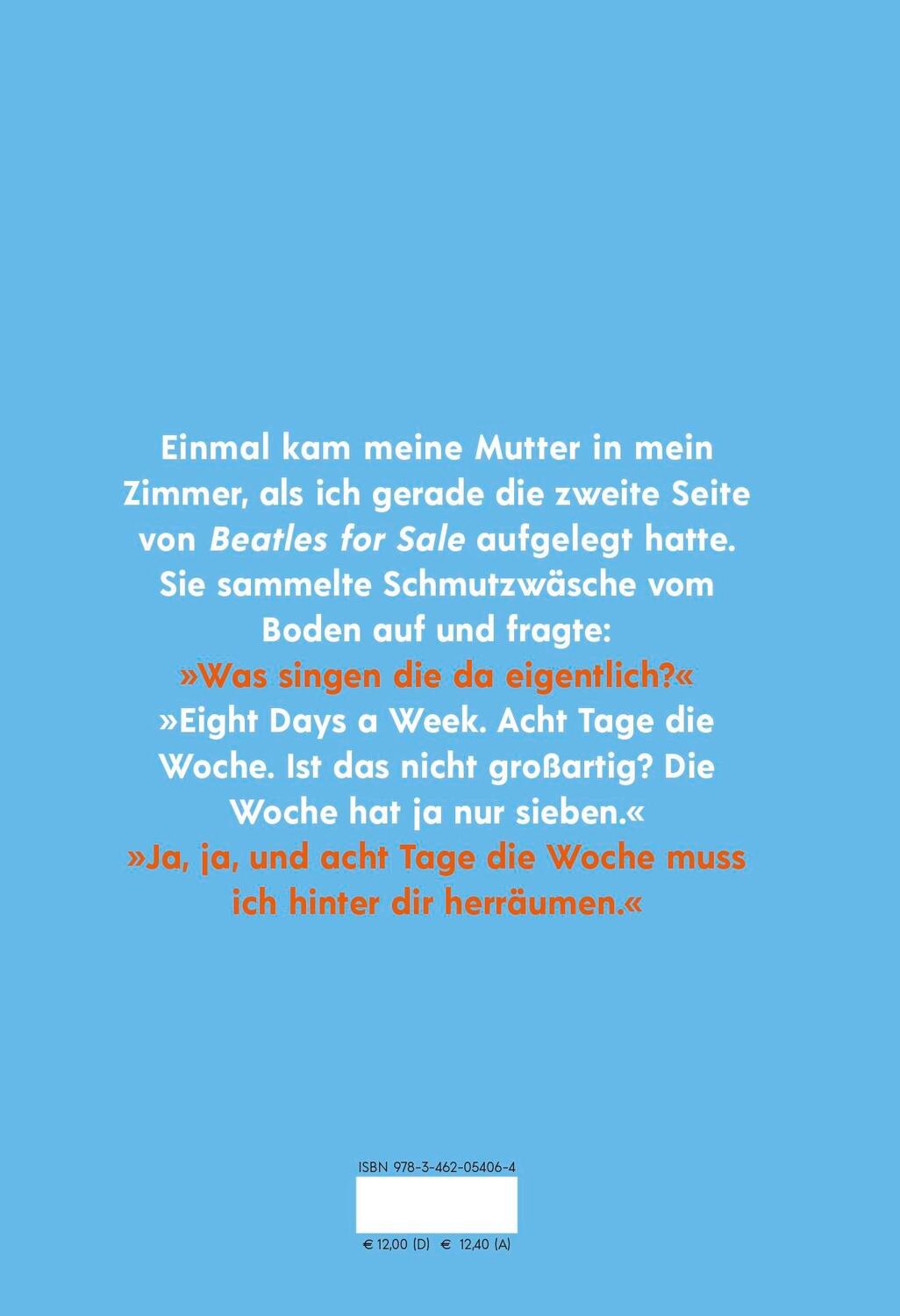 Rückseite: 9783462054064 | Frank Goosen über The Beatles | Frank Goosen | Buch | 182 S. | Deutsch