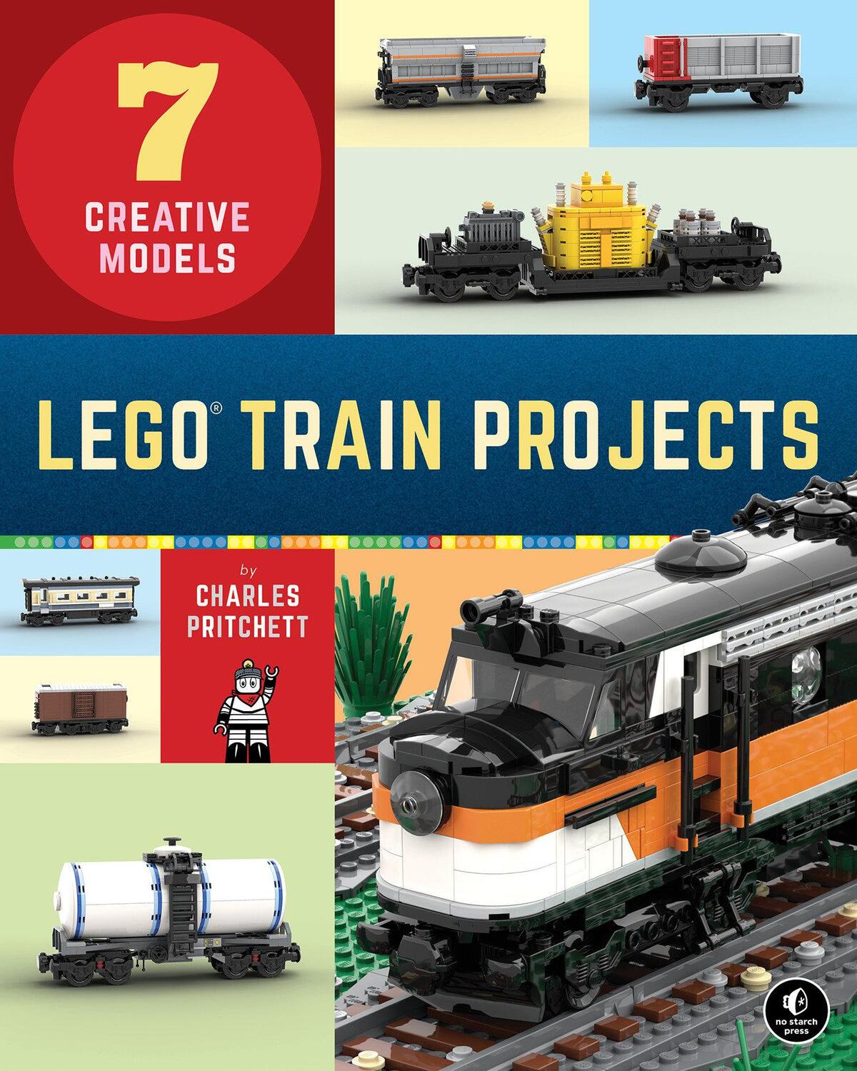 Cover: 9781718500488 | LEGO Train Projects | 7 Creative Models | Charles Pritchett | Buch