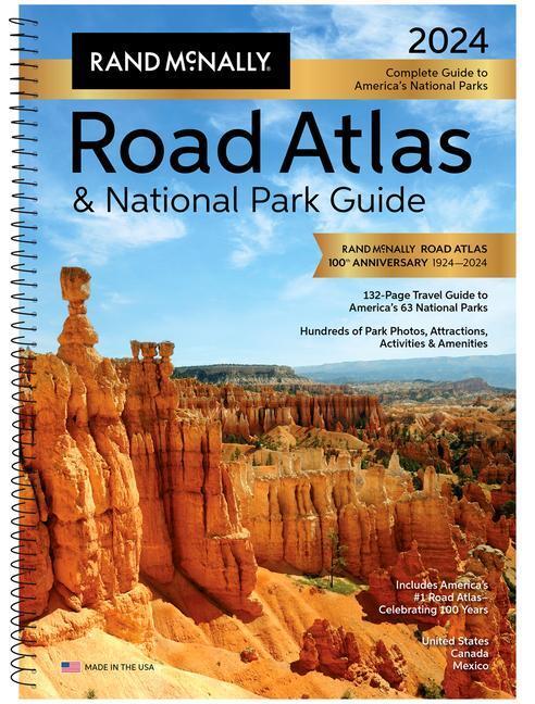 Cover: 9780528027178 | Rand McNally 2024 Road Atlas &amp; National Park Guide | Rand Mcnally