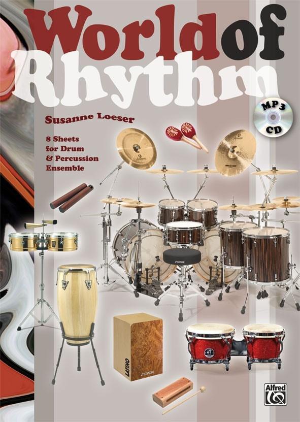 Cover: 9783933136985 | World of Rhythm | 8 Sheets for Drum &amp; Percussion Ensemble - Mit MP3-CD