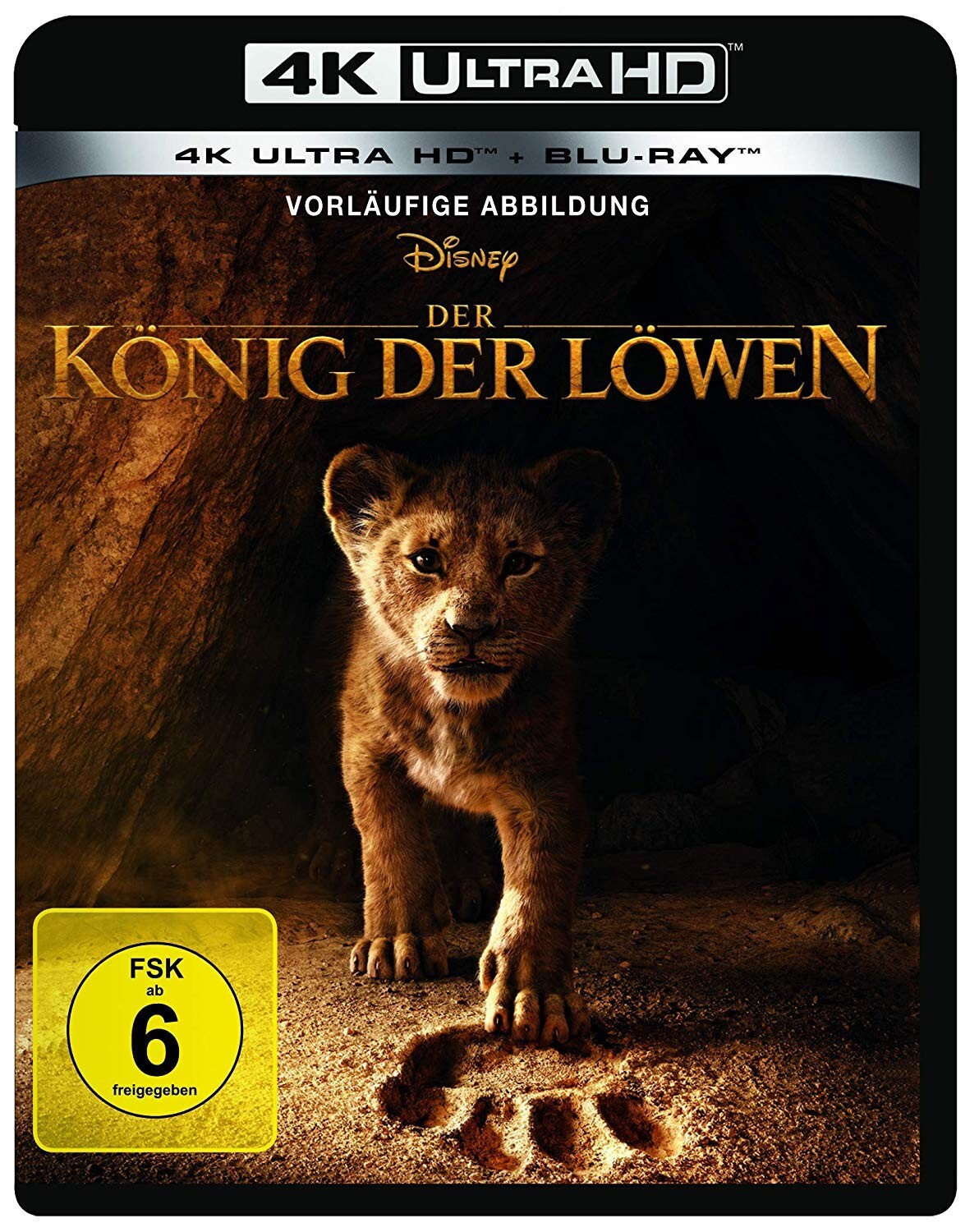 Cover: 8717418555924 | Der König der Löwen | 2019 / 4K Ultra HD Blu-ray + Blu-ray | Favreau