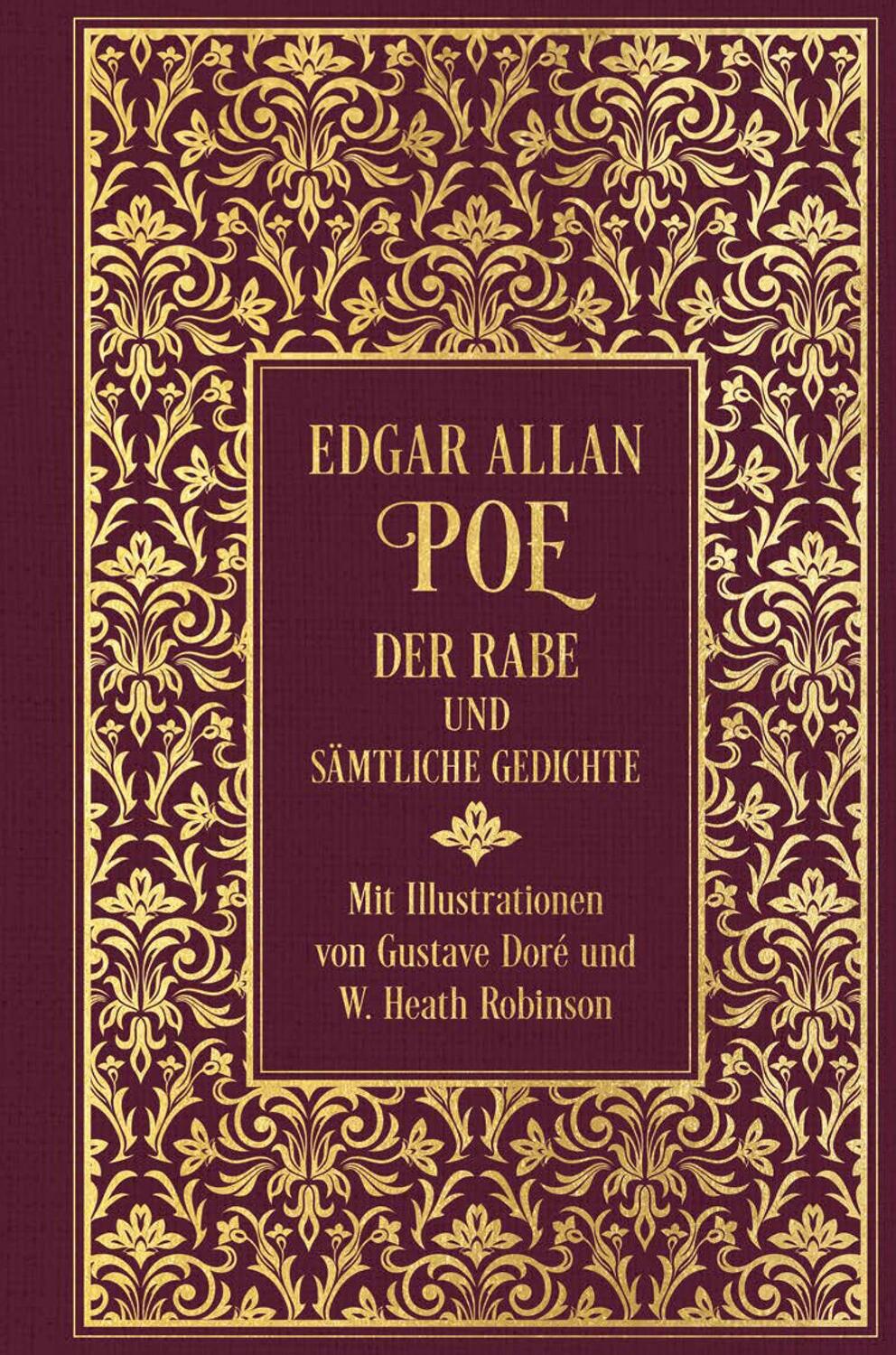 Cover: 9783868205671 | Der Rabe und sämtliche Gedichte | Leinen mit Goldprägung | Poe | Buch