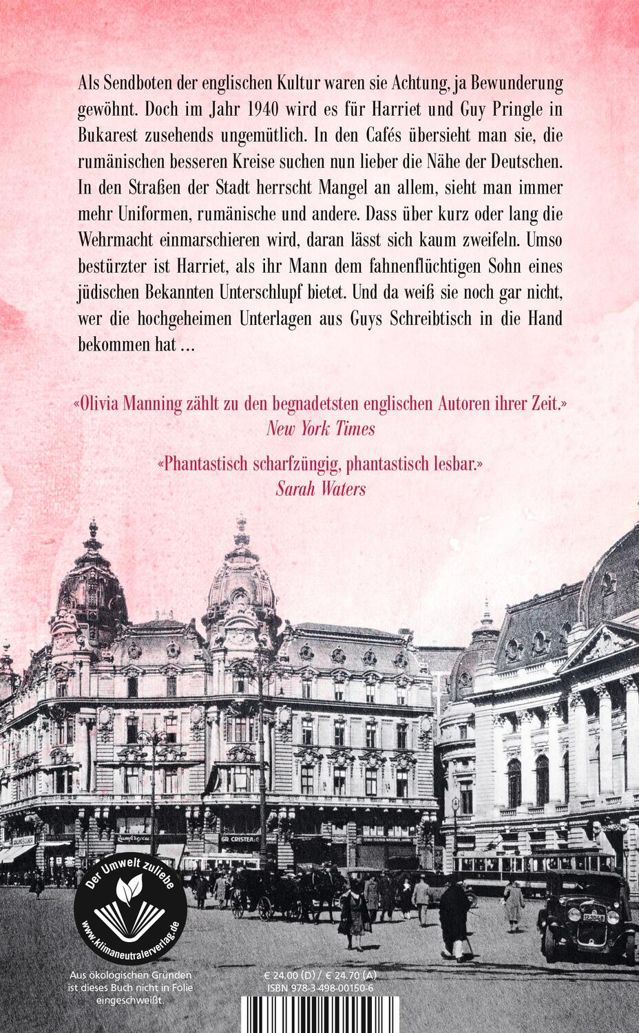 Rückseite: 9783498001506 | Die gefallene Stadt | Olivia Manning | Buch | Die Balkan-Trilogie