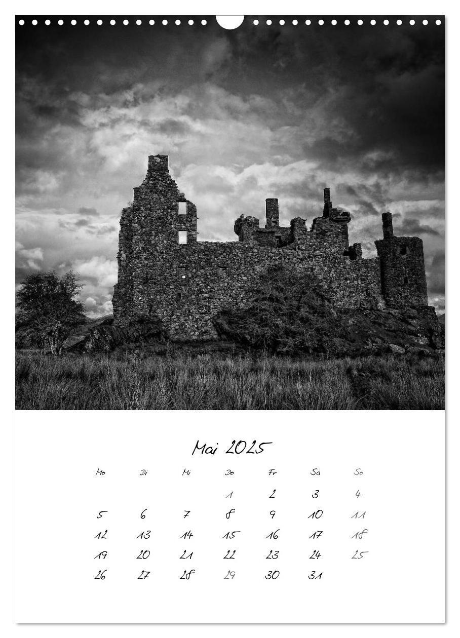 Bild: 9783457048818 | Schottland Monochrom (Wandkalender 2025 DIN A3 hoch), CALVENDO...