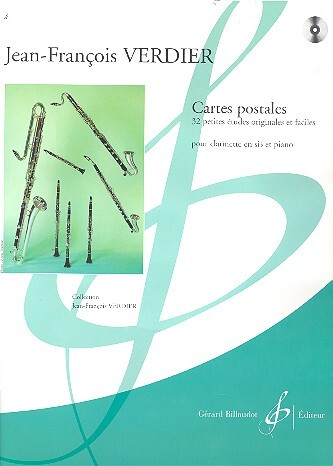 Cover: 9790043071327 | Cartes Postales | Jean-Francois Verdier | Buch + CD