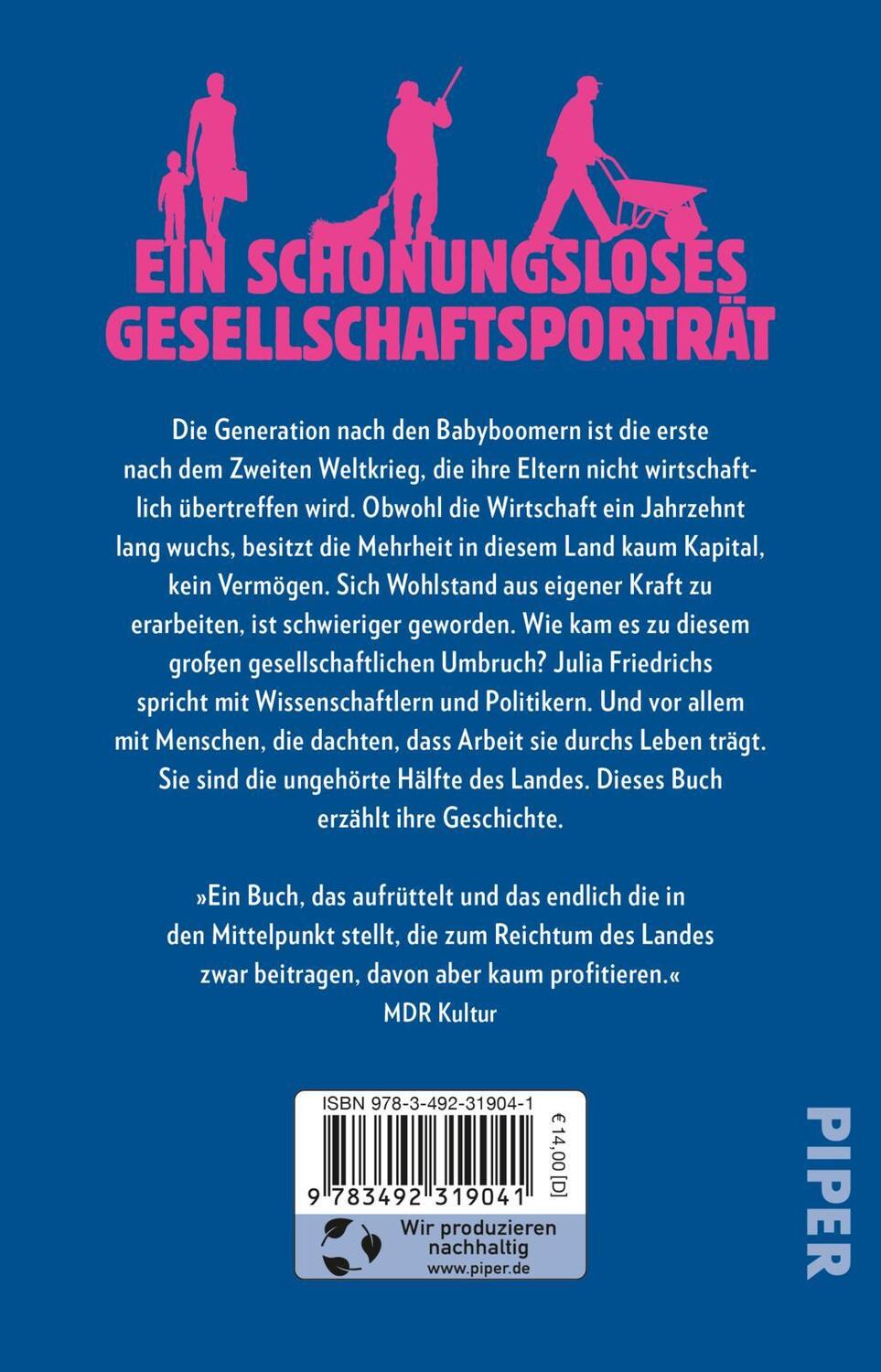 Rückseite: 9783492319041 | Working Class | Warum wir Arbeit brauchen, von der wir leben können