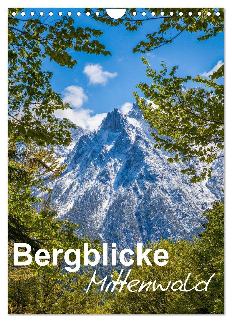 Cover: 9783675634152 | Bergblicke - Mittenwald (Wandkalender 2024 DIN A4 hoch), CALVENDO...