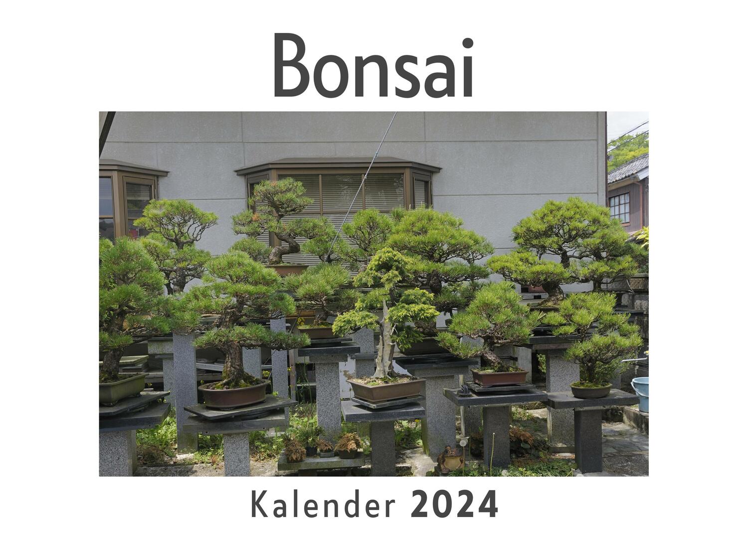 Cover: 9783750552302 | Bonsai (Wandkalender 2024, Kalender DIN A4 quer, Monatskalender im...