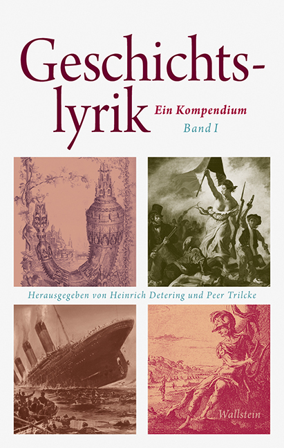 Cover: 9783835312937 | Geschichtslyrik, 2 Teile | Ein Kompendium | Heinrich Detering (u. a.)