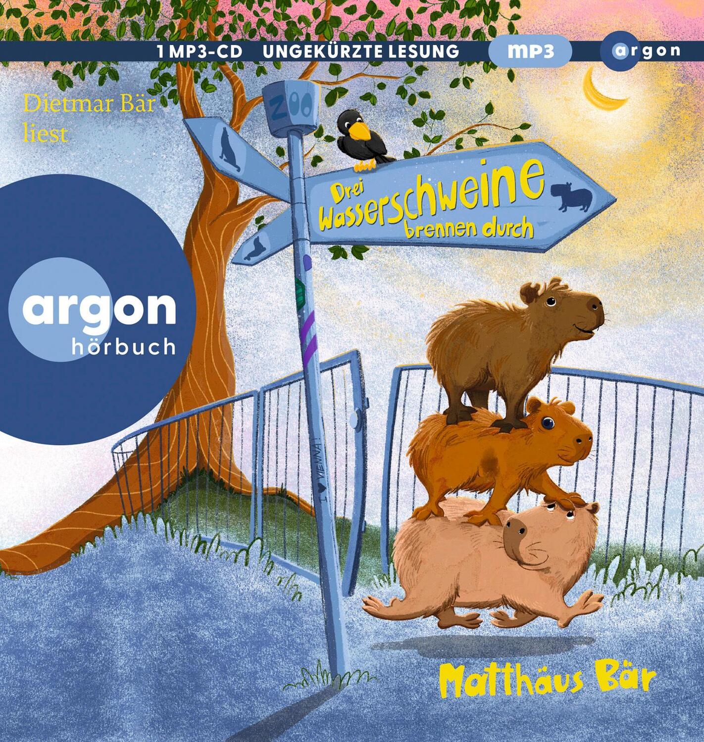 Cover: 9783839843185 | Drei Wasserschweine brennen durch | Matthäus Bär | MP3 | 1 Audio-CD