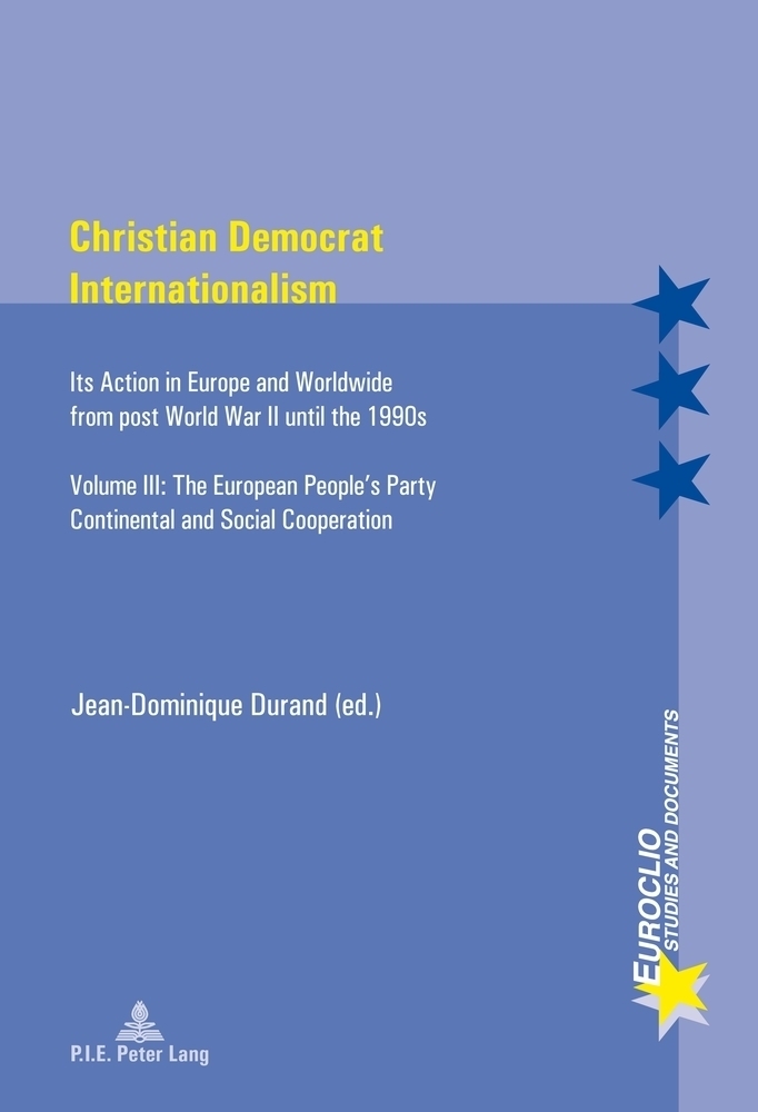 Cover: 9782875742254 | Christian Democrat Internationalism | Jean-Dominique Durand | Buch