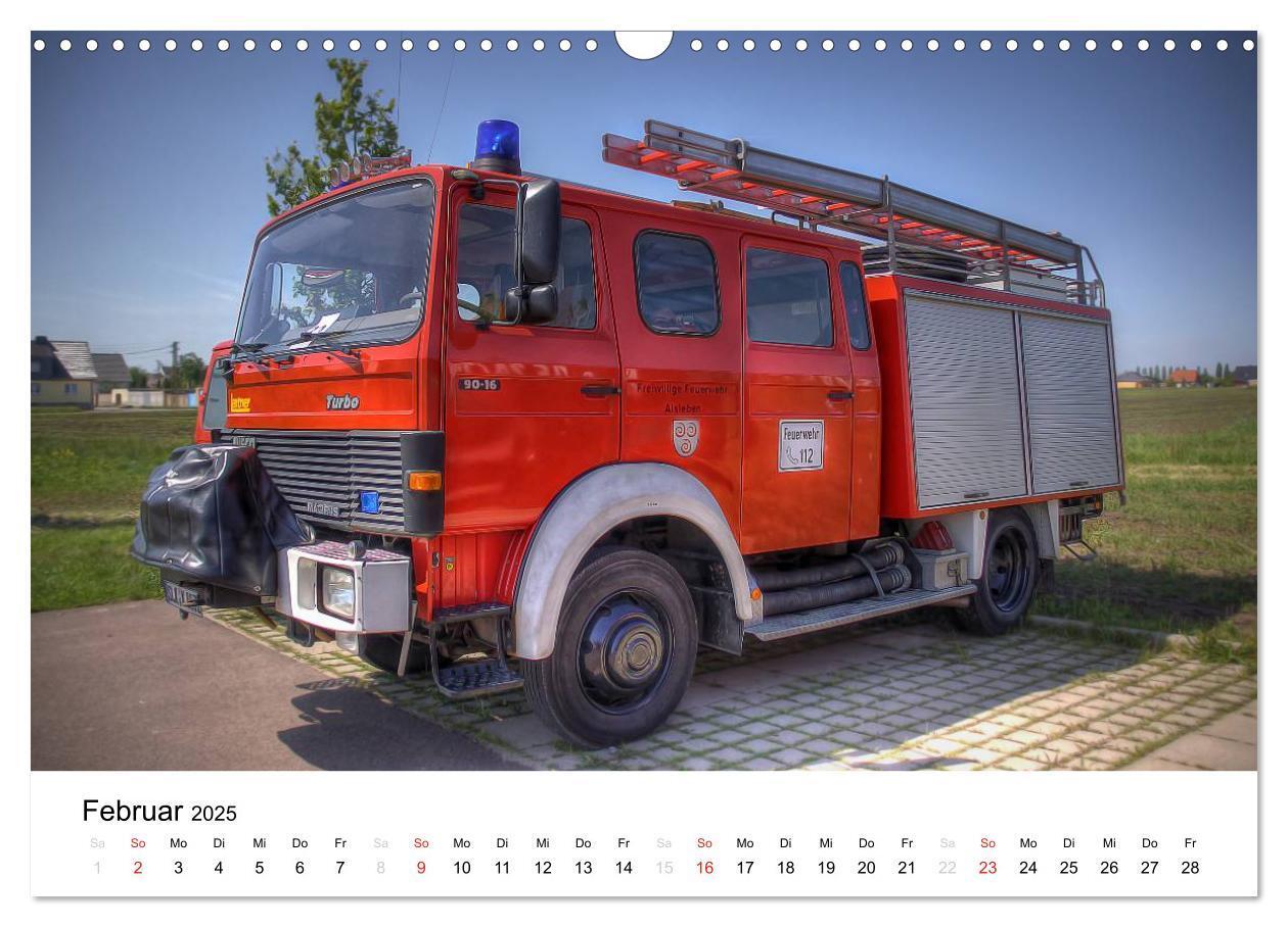 Bild: 9783435637539 | Feuerwehr im Bernburger Land (Wandkalender 2025 DIN A3 quer),...