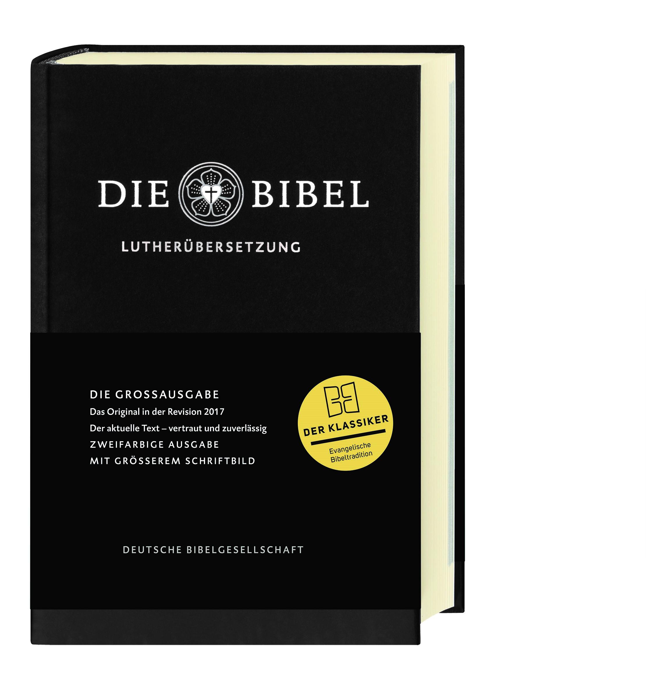 Cover: 9783438033918 | Lutherbibel revidiert 2017 - Großausgabe | Martin Luther | Buch | 2017