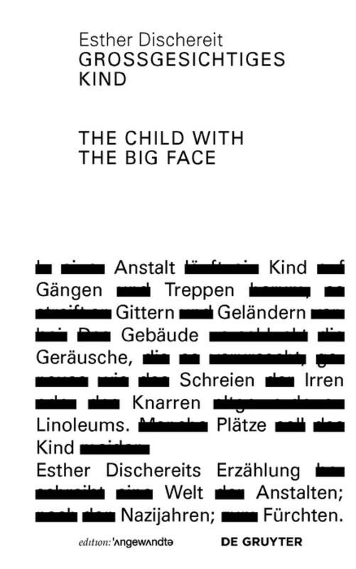 Cover: 9783110414349 | Großgesichtiges Kind. The Child With the Big Face | Deutsch-Englisch