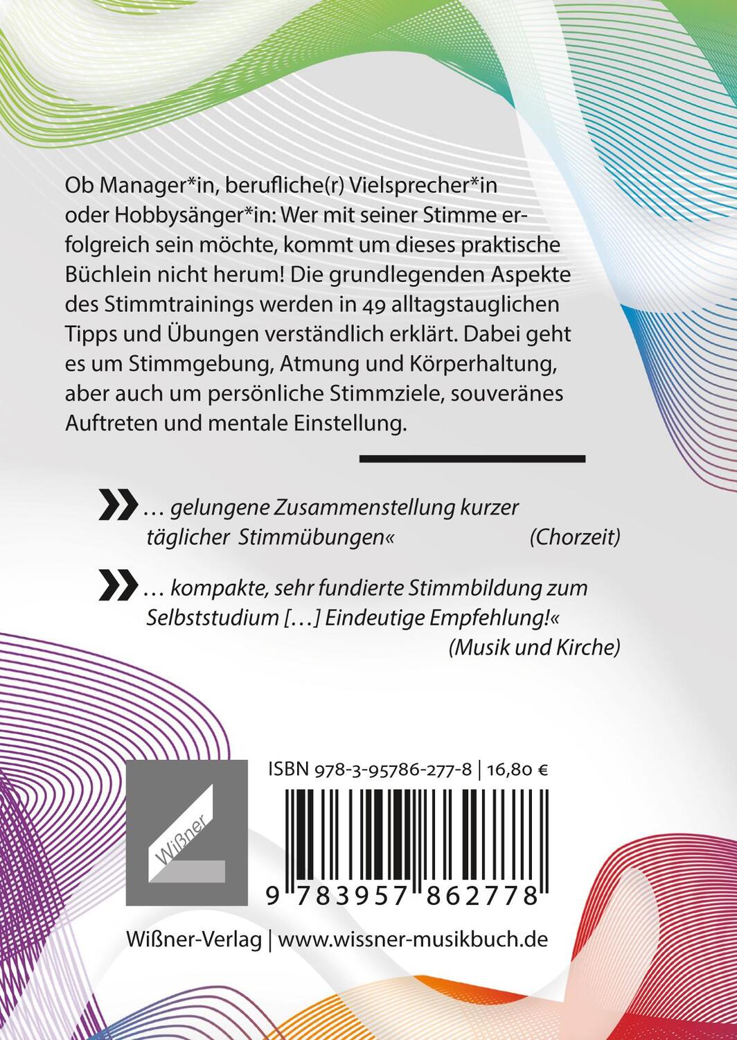 Rückseite: 9783957862778 | 49 Alltagstipps zum StimmErfolg | Miriam Meyer | Taschenbuch | 54 S.