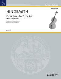 Cover: 9790001039727 | 3 Leichte Stucke | Paul Hindemith | Edition Schott | Buch | Deutsch