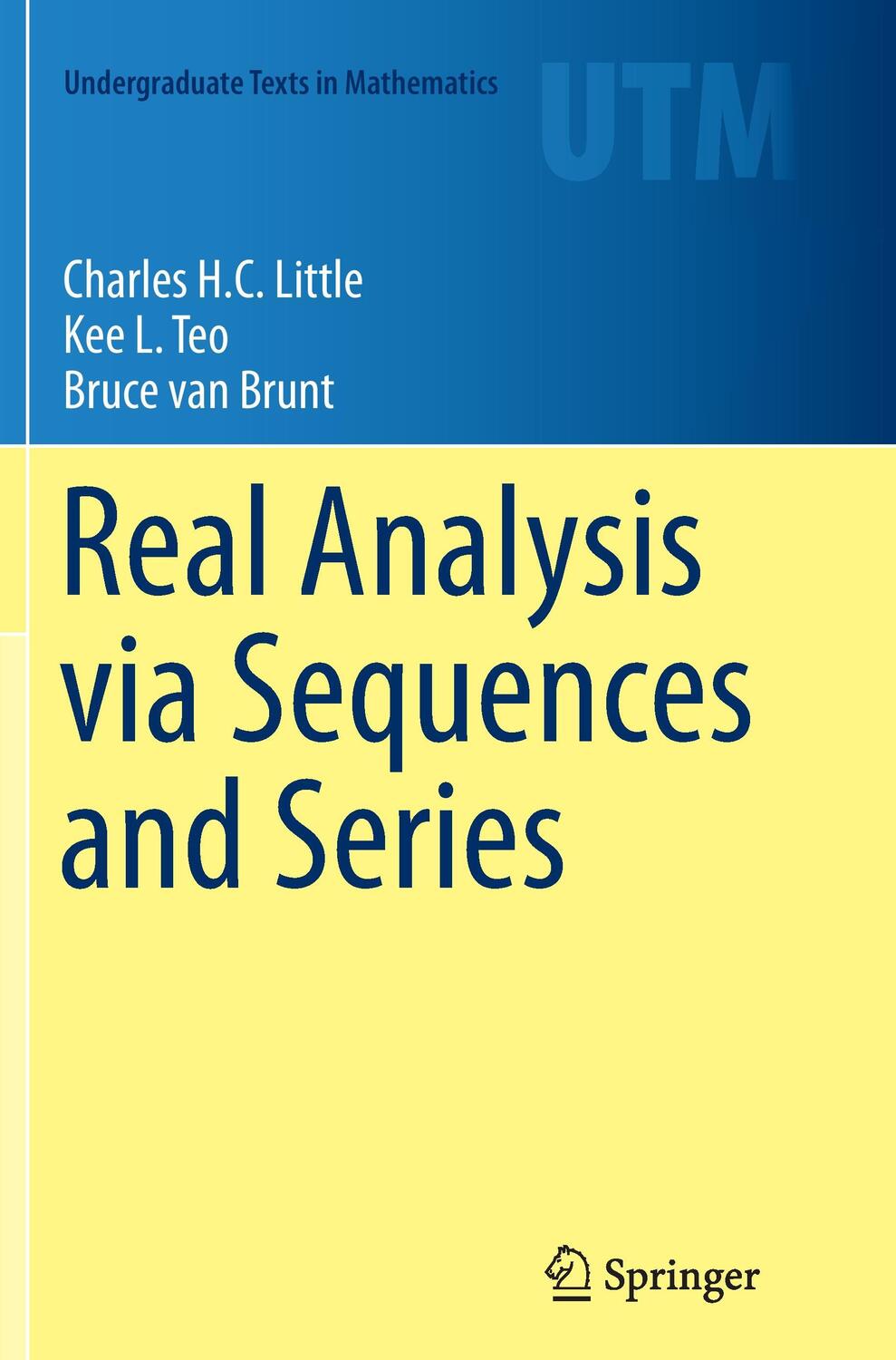 Cover: 9781493941810 | Real Analysis via Sequences and Series | Charles H. C. Little (u. a.)