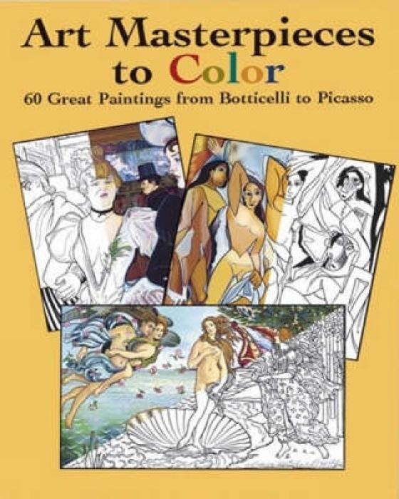 Cover: 9780486433813 | Art Masterpieces to Color | Dover Publications Inc | Taschenbuch