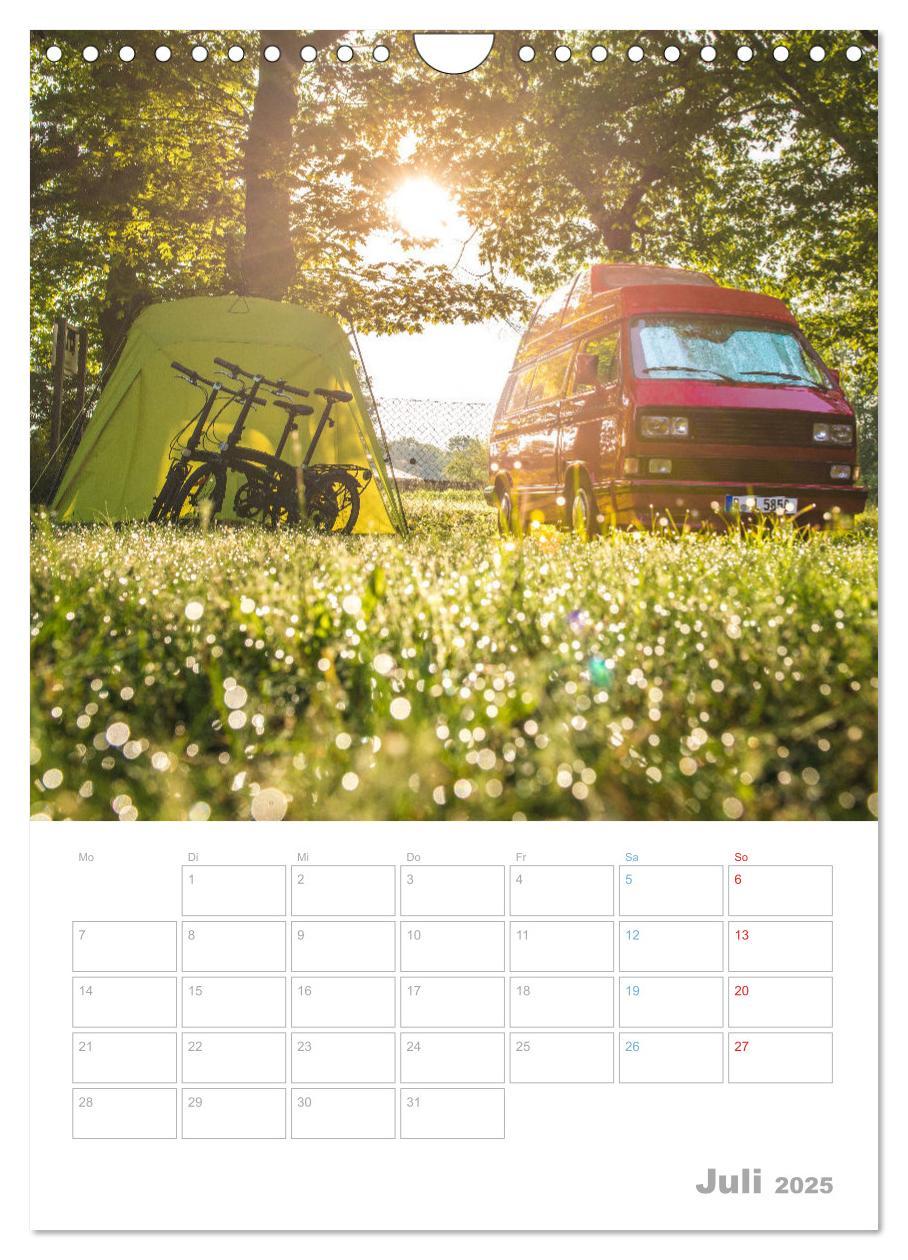 Bild: 9783435923441 | CAMPING-GLÜCK - Dein Urlaubsplaner (Wandkalender 2025 DIN A4 hoch),...