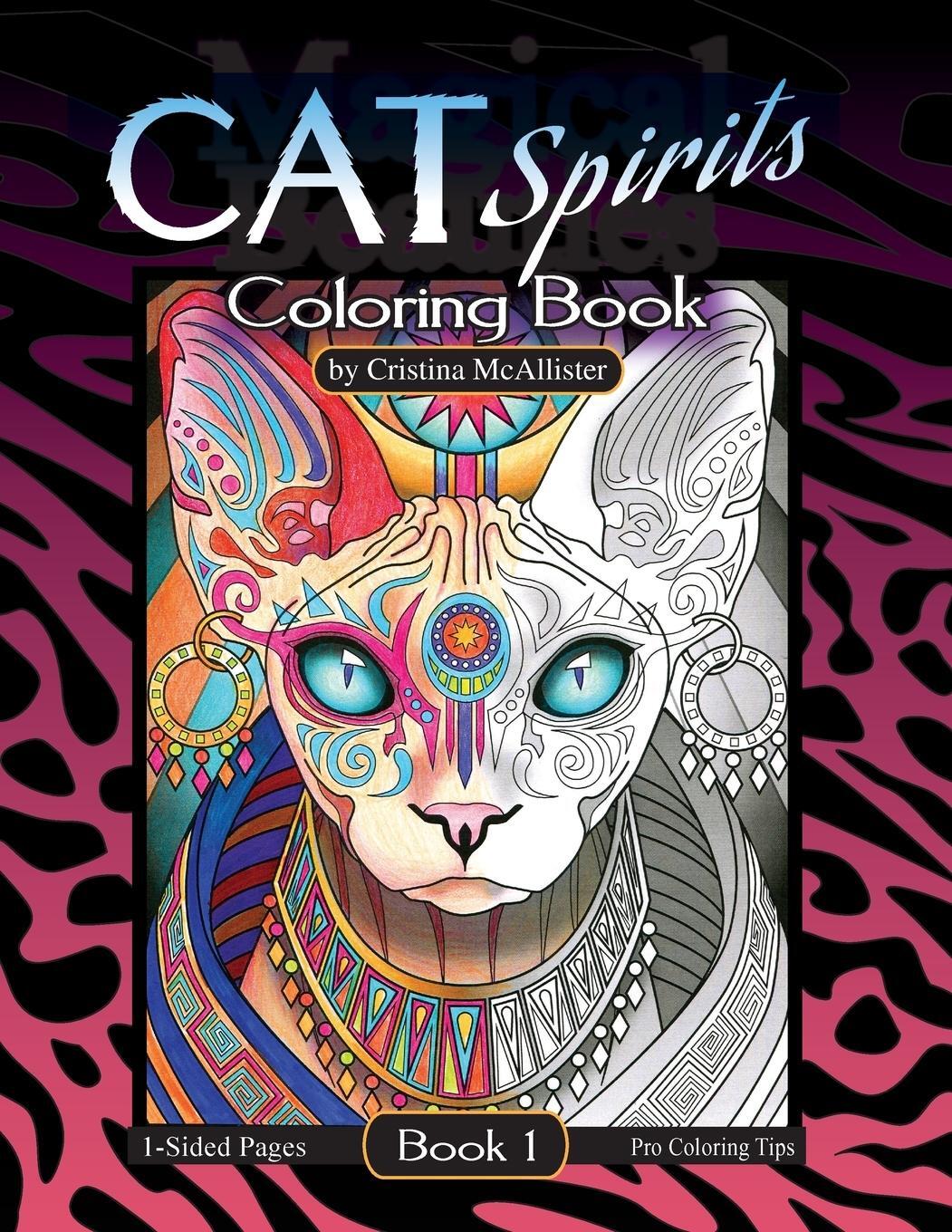 Cover: 9781723306013 | Cat Spirits Coloring Book | Book 1 | Taschenbuch | Paperback | 2018
