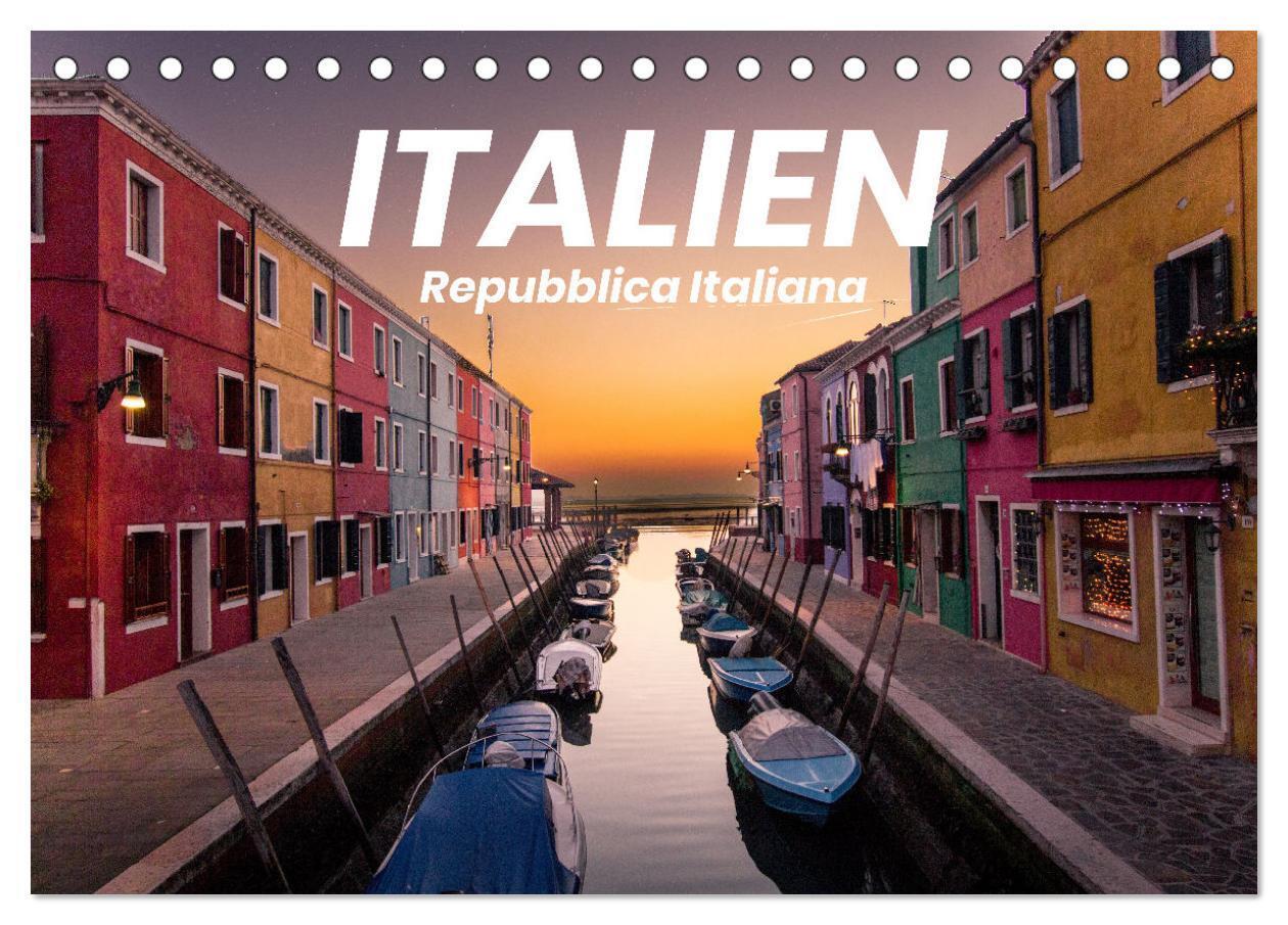 Cover: 9783383046421 | Italien - einzigartige Motive (Tischkalender 2024 DIN A5 quer),...