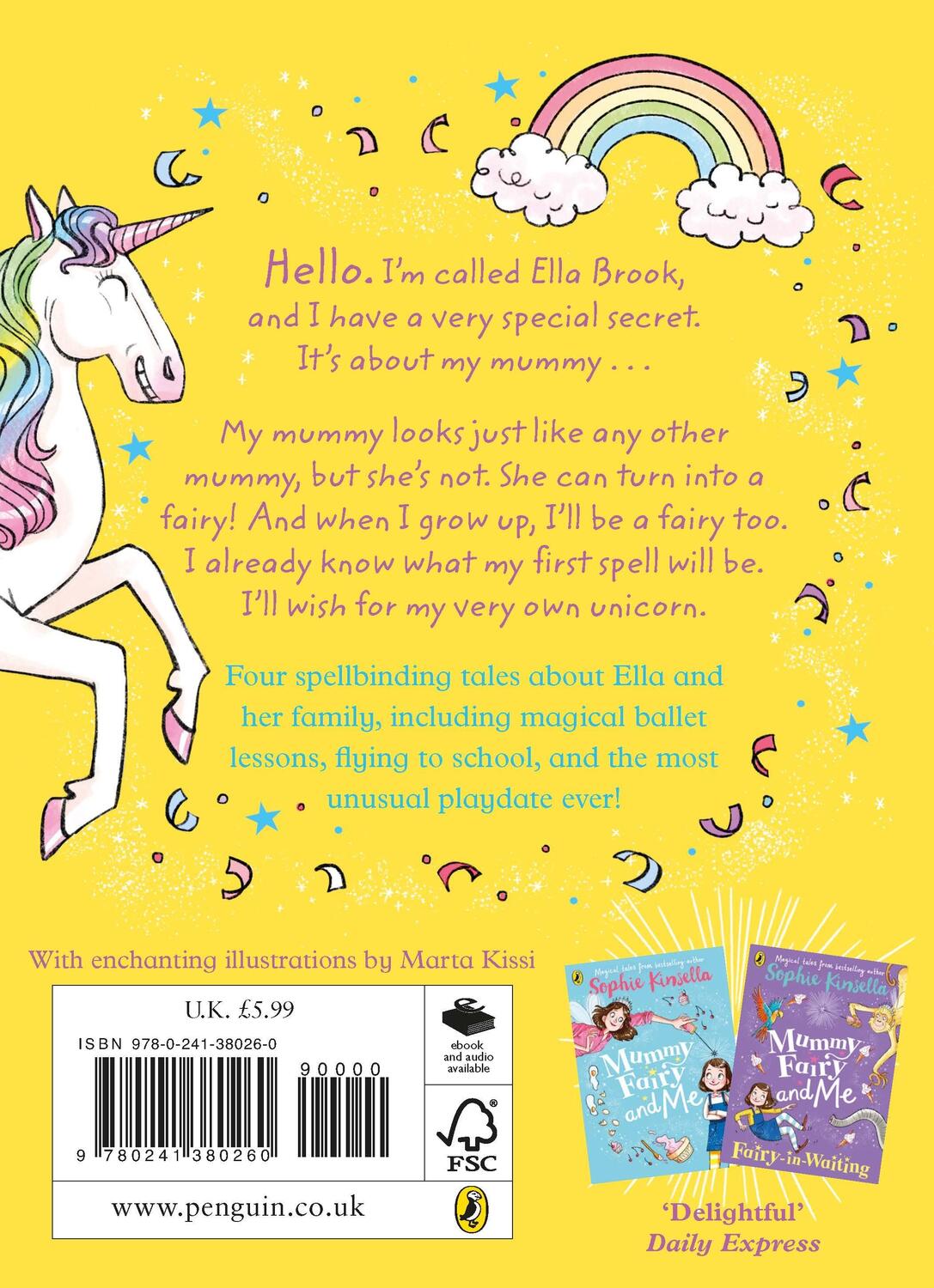 Rückseite: 9780241380260 | Mummy Fairy and Me: Unicorn Wishes | Sophie Kinsella | Taschenbuch