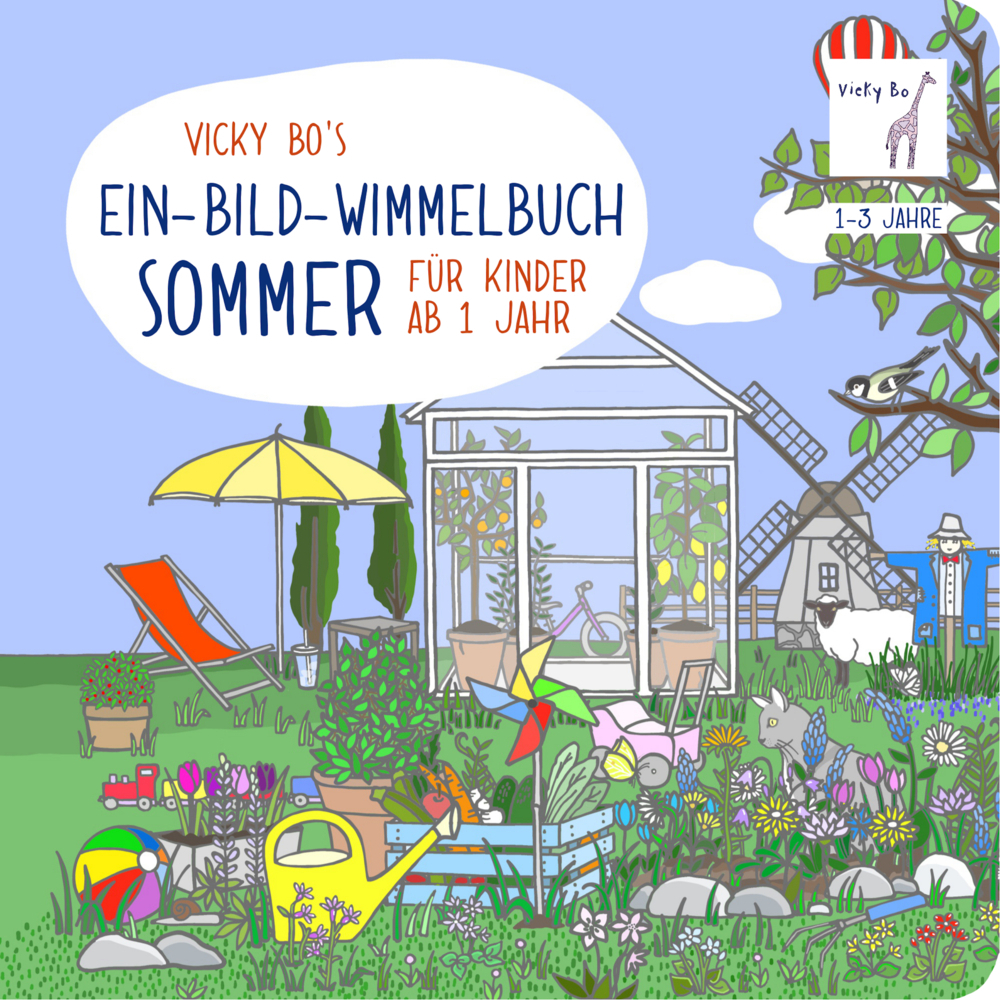 Cover: 9783944956541 | Vicky Bo's Ein-Bild-Wimmelbuch für Kinder ab 1 Jahr - Sommer | Bo