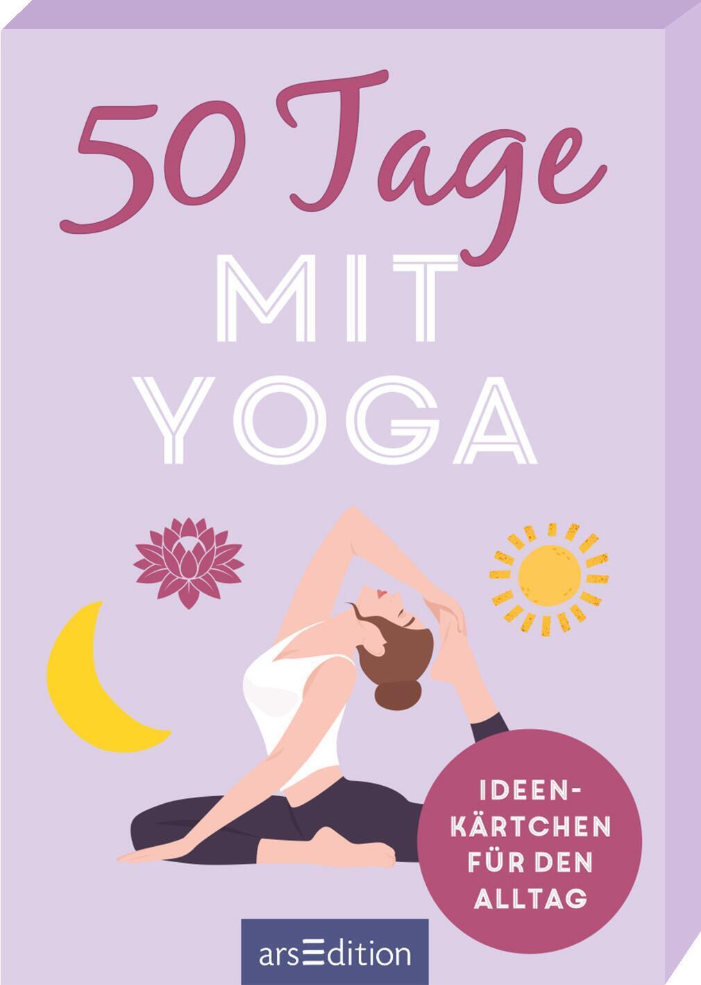Cover: 9783845842219 | 50 Tage mit Yoga. Ideenkärtchen für den Alltag | Taschenbuch | 51 S.
