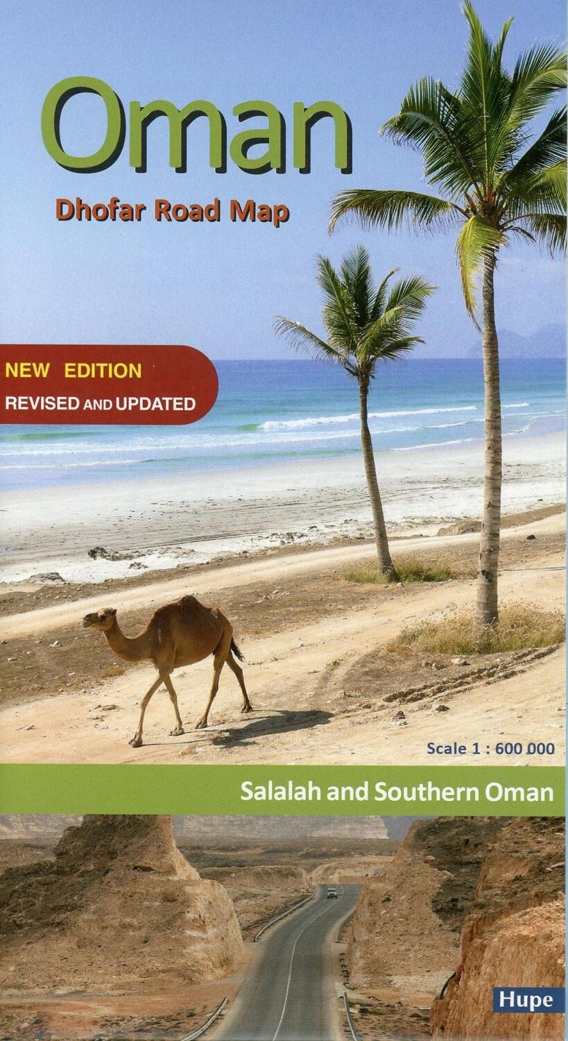 Cover: 9783932084836 | Oman: Dhofar Road Map | Manfred Vachal | (Land-)Karte | Deutsch | 2019