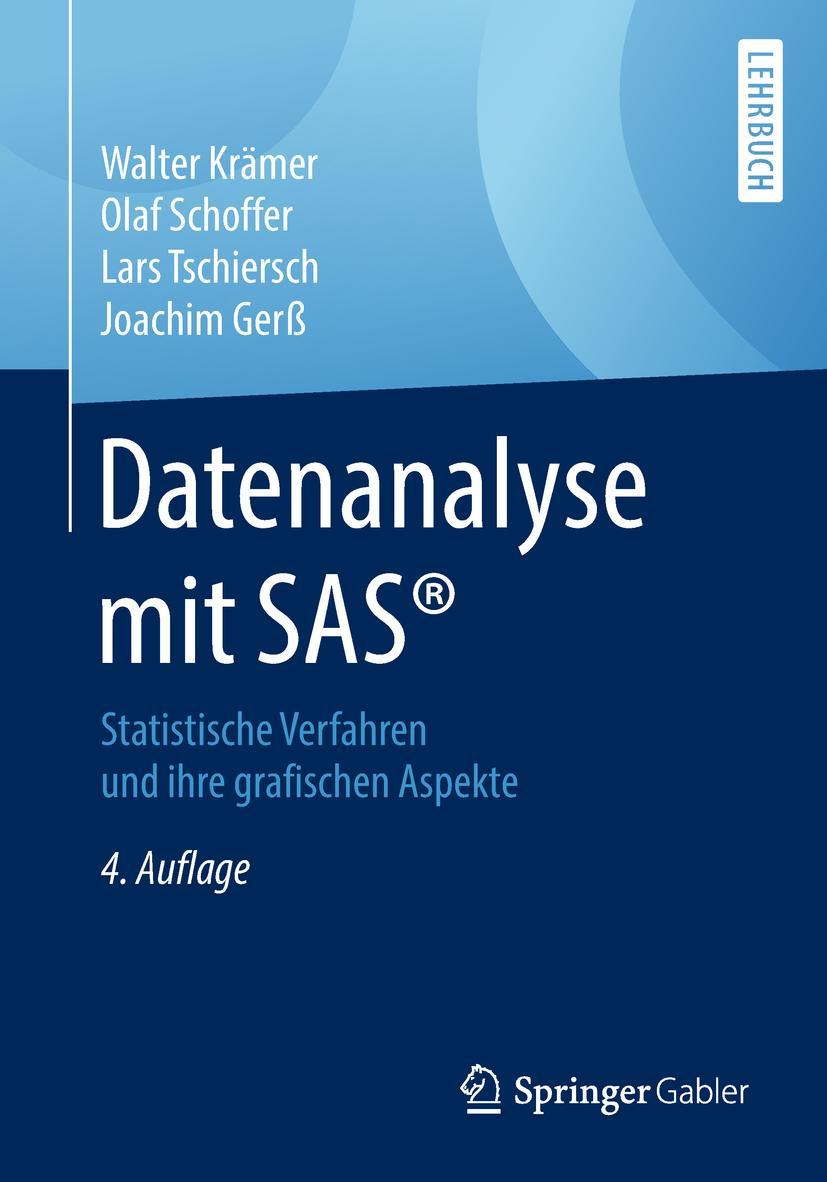 Cover: 9783662577981 | Datenanalyse mit SAS® | Walter Krämer (u. a.) | Taschenbuch | xiii