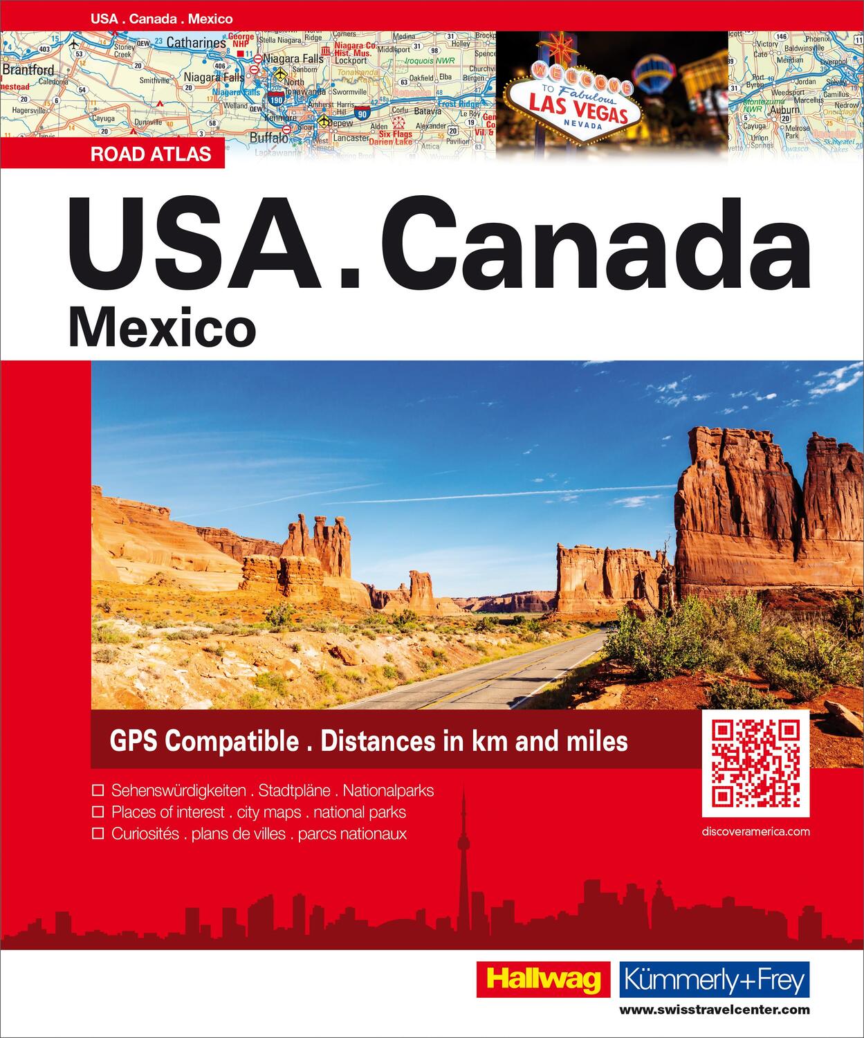 Cover: 9783828308350 | USA/ Canada/ Mexico | Strassenatlas | Taschenbuch | Hallwag Atlanten