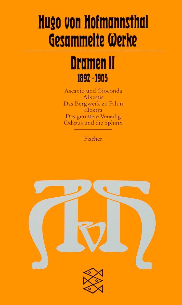 Cover: 9783596221608 | Dramen II | Hugo von Hofmannsthal | Taschenbuch | 528 S. | Deutsch