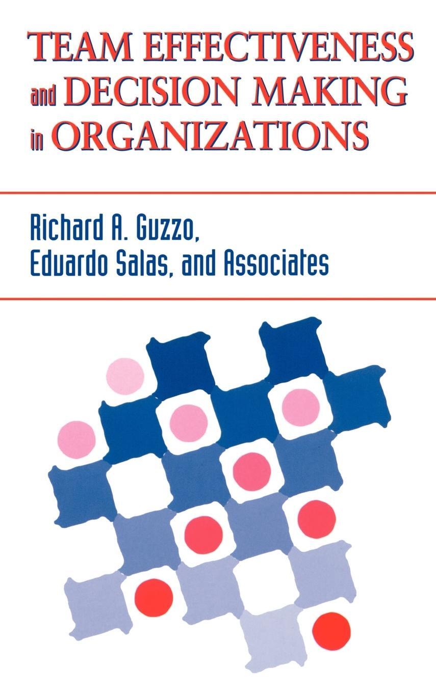 Cover: 9781555426415 | Team Effectiveness and Decision Making in Organizations | Buch | 1995