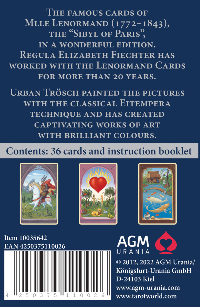 Bild: 4250375110026 | Mystical Lenormand Cards - GB, m. 1 Buch, m. 36 Beilage | Buch | 2022