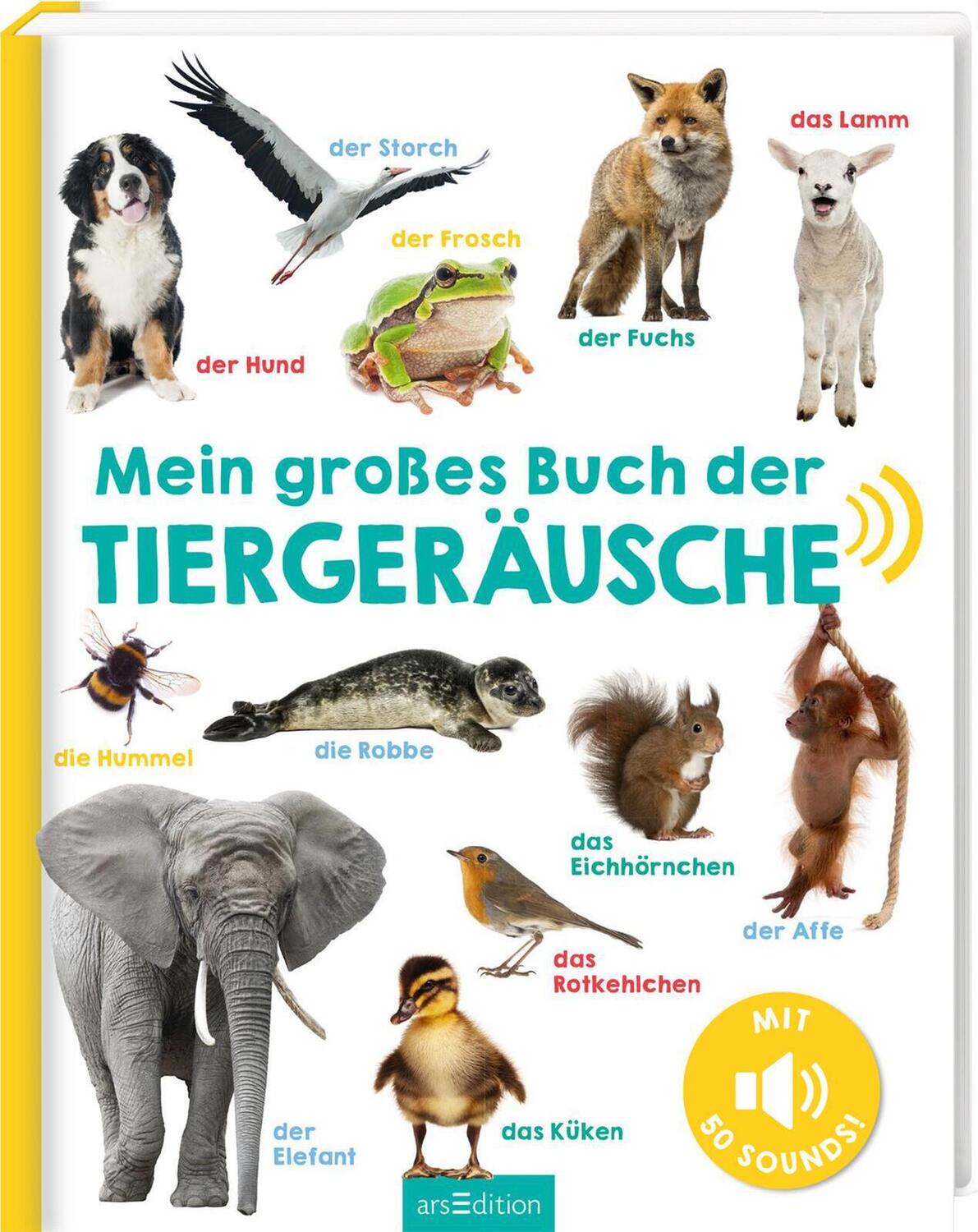 Cover: 9783845820361 | Mein großes Buch der Tiergeräusche | Buch | Hardcover mit Sound | 2017