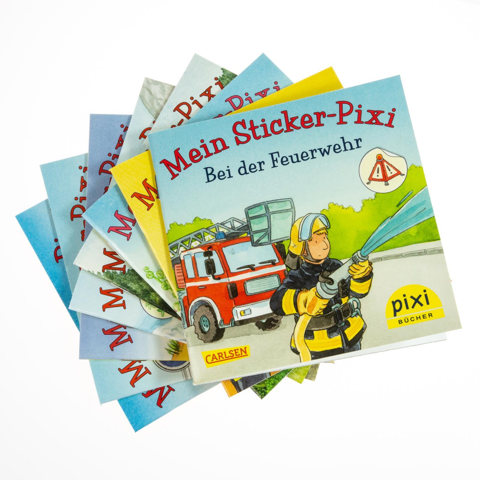 Bild: 9783551907233 | Pixi-8er-Set 199: Meine Sticker-Pixis (8x1 Exemplar) | Broschüre