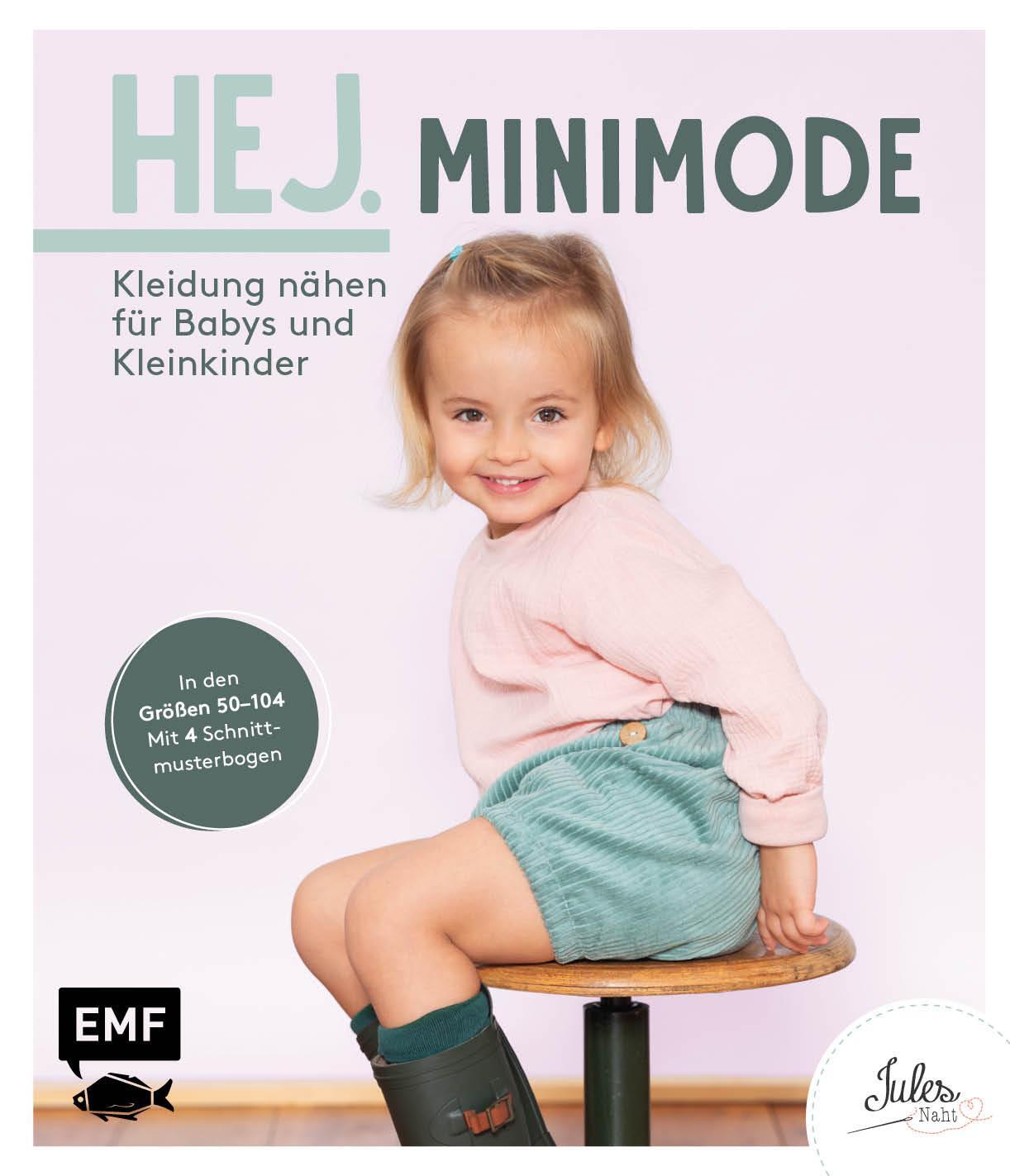 Cover: 9783960937296 | Hej. Minimode - Kleidung nähen für Babys und Kleinkinder | JULESNaht