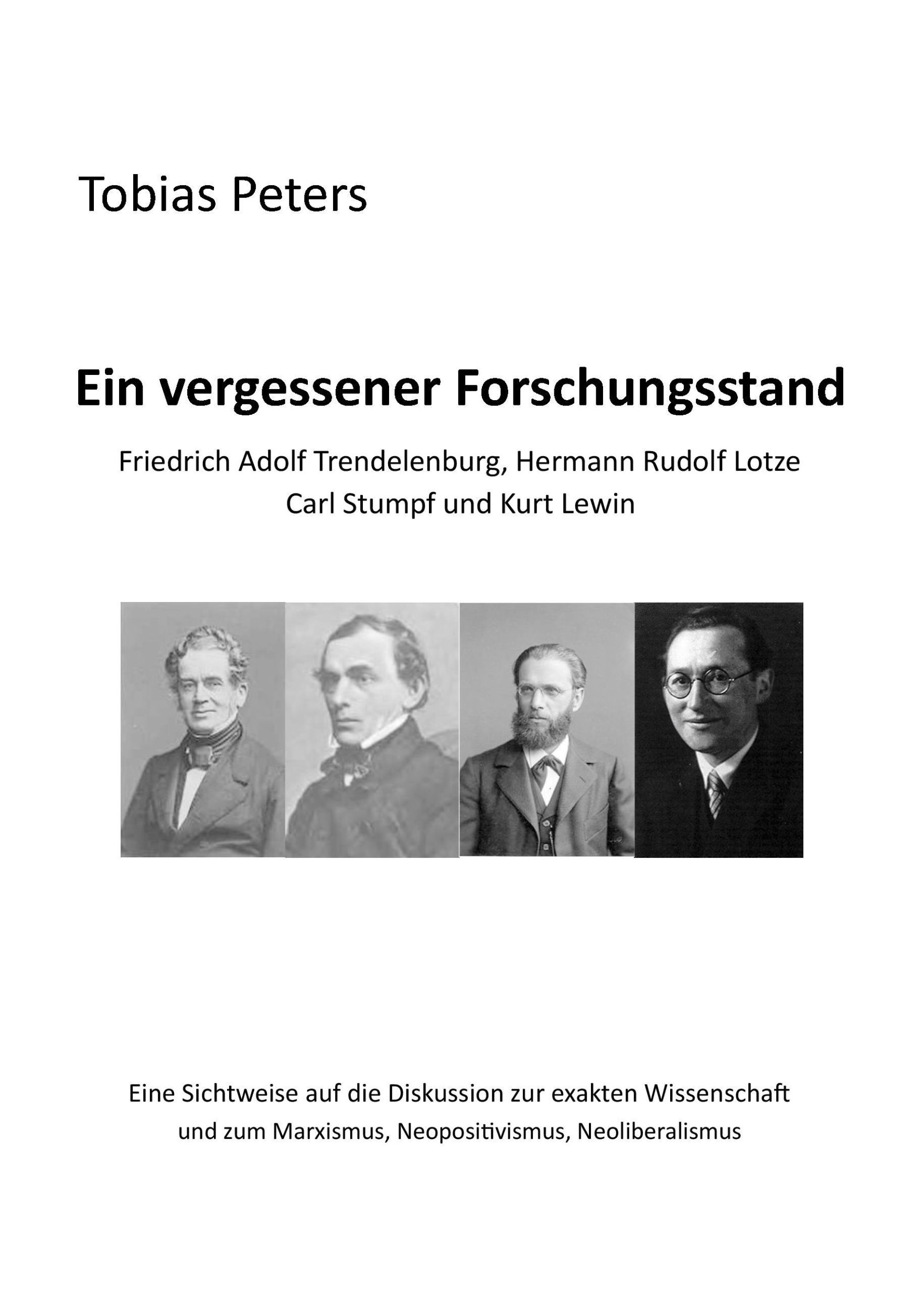 Cover: 9783741209758 | Ein vergessener Forschungsstand - Friedrich Adolf Trendelenburg,...