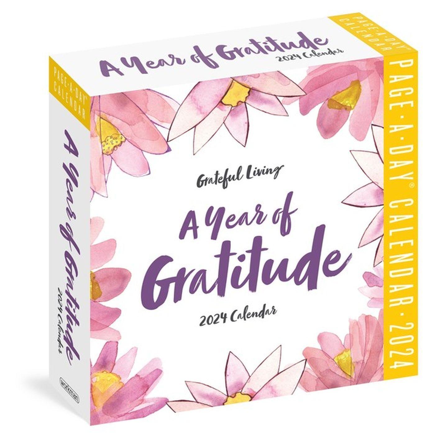 Cover: 9781523518388 | A Year of Gratitude Page-A-Day Calendar 2024 | Calendars (u. a.)