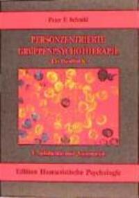 Cover: 9783926176608 | Personzentrierte Gruppenpsychotherapie | Peter F Schmid | Taschenbuch